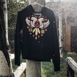 Lucky Brand Patchwork Hoodie M